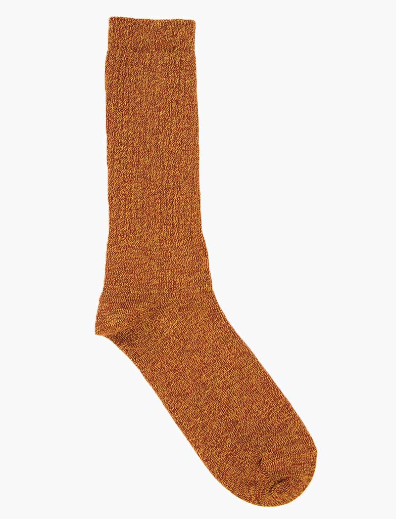 Rust Men's Socks | Organic Cotton & Linen Socks | 40 Colori