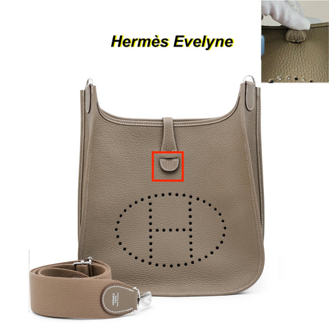 Hermes evelyne stamp location