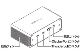 M.2 NVMe SSD to Thunderbolt3 アルミケース [CAM2NVTB3