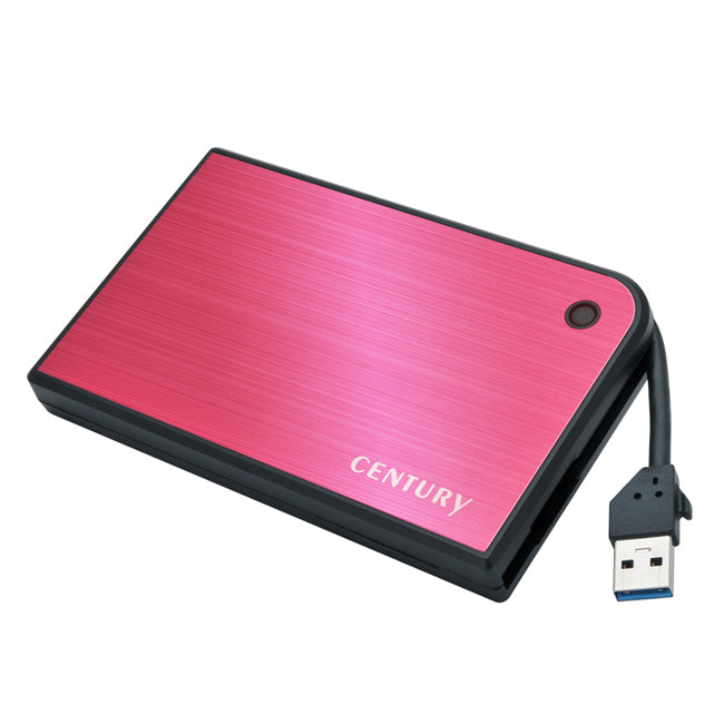 MOBILE BOX USB3.0接続 SATA6G 2.5インチHDD/SSDケース マゼンタ 