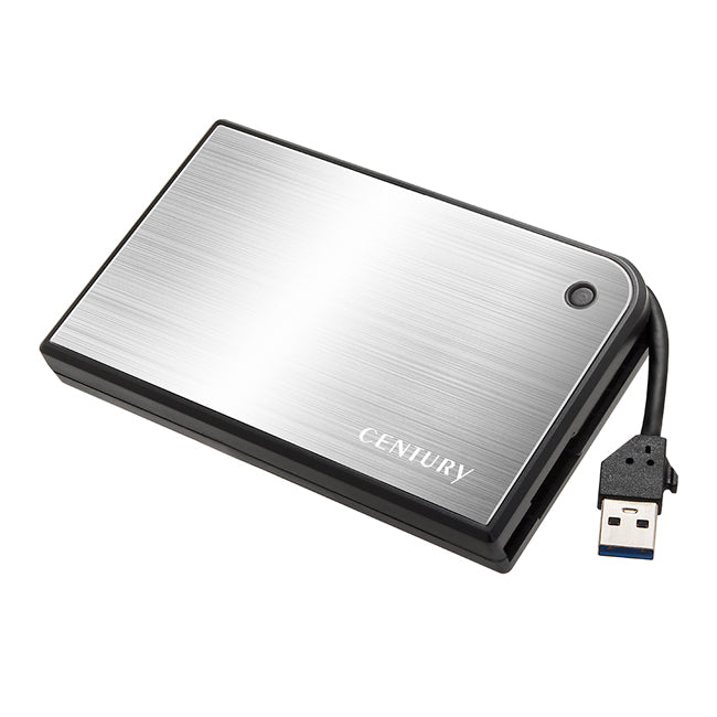 MOBILE BOX USB3.0接続 SATA6G 2.5インチHDD / SSDケース シルバー ...