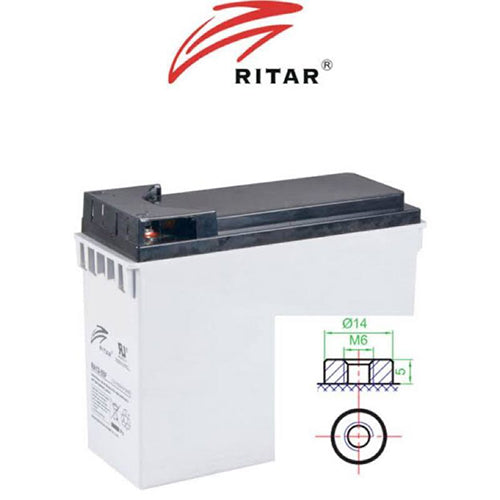 Ritar RA12-45 12V 45Ah Maintenace Free AGM Sealed Lead Acid VRLA Battery -  TNE