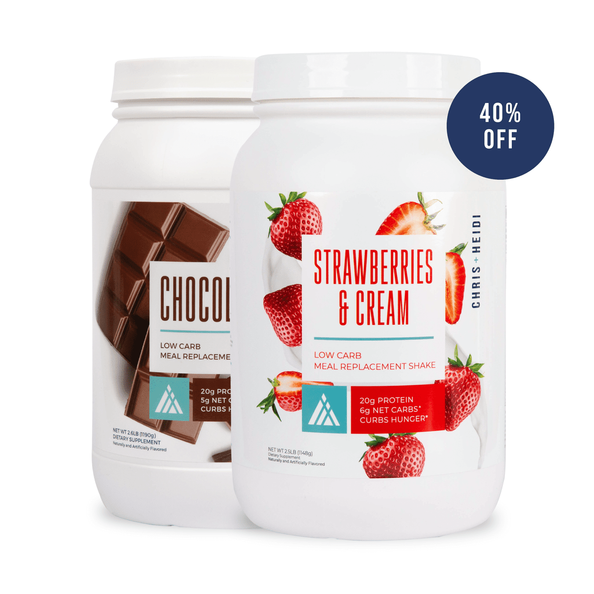 2 Tubs of Shake 40% off