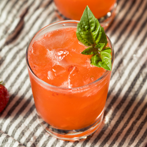 Refreshing Berry Basil Smash.