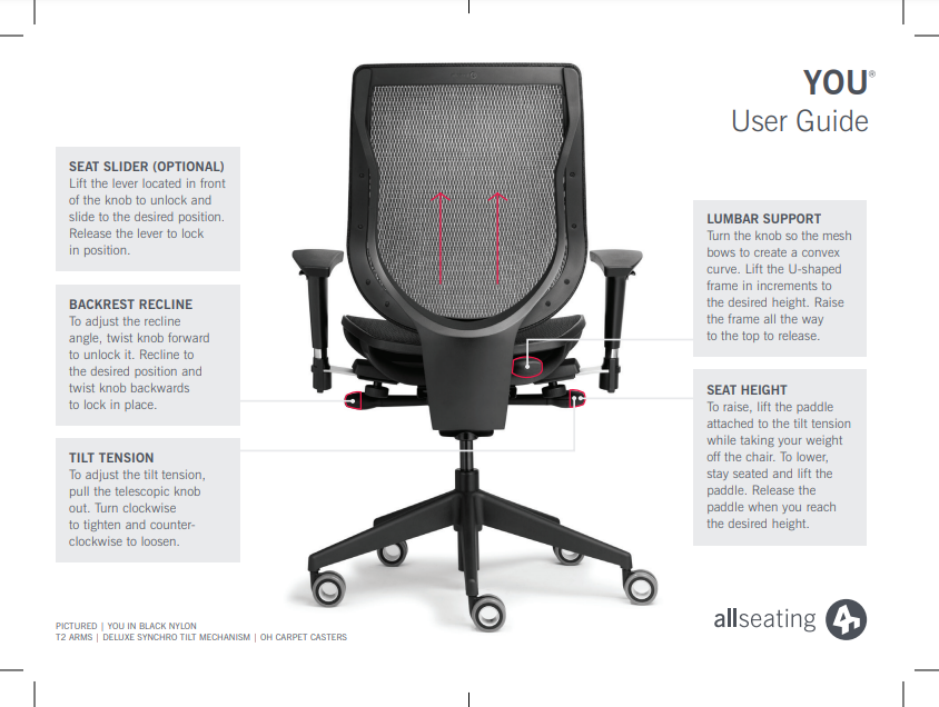 You Office Chair User Guide