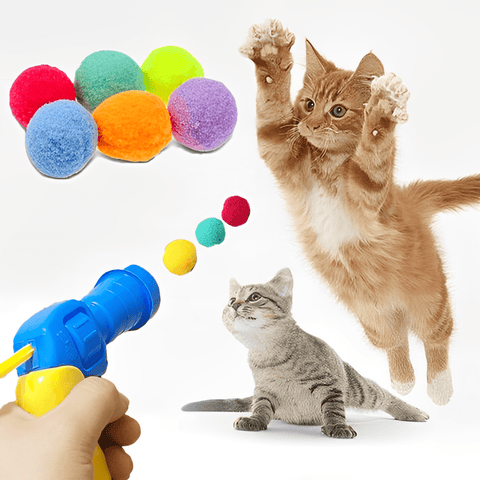 Brinquedos para gatos Jogo de Gato Turning Feather Azul