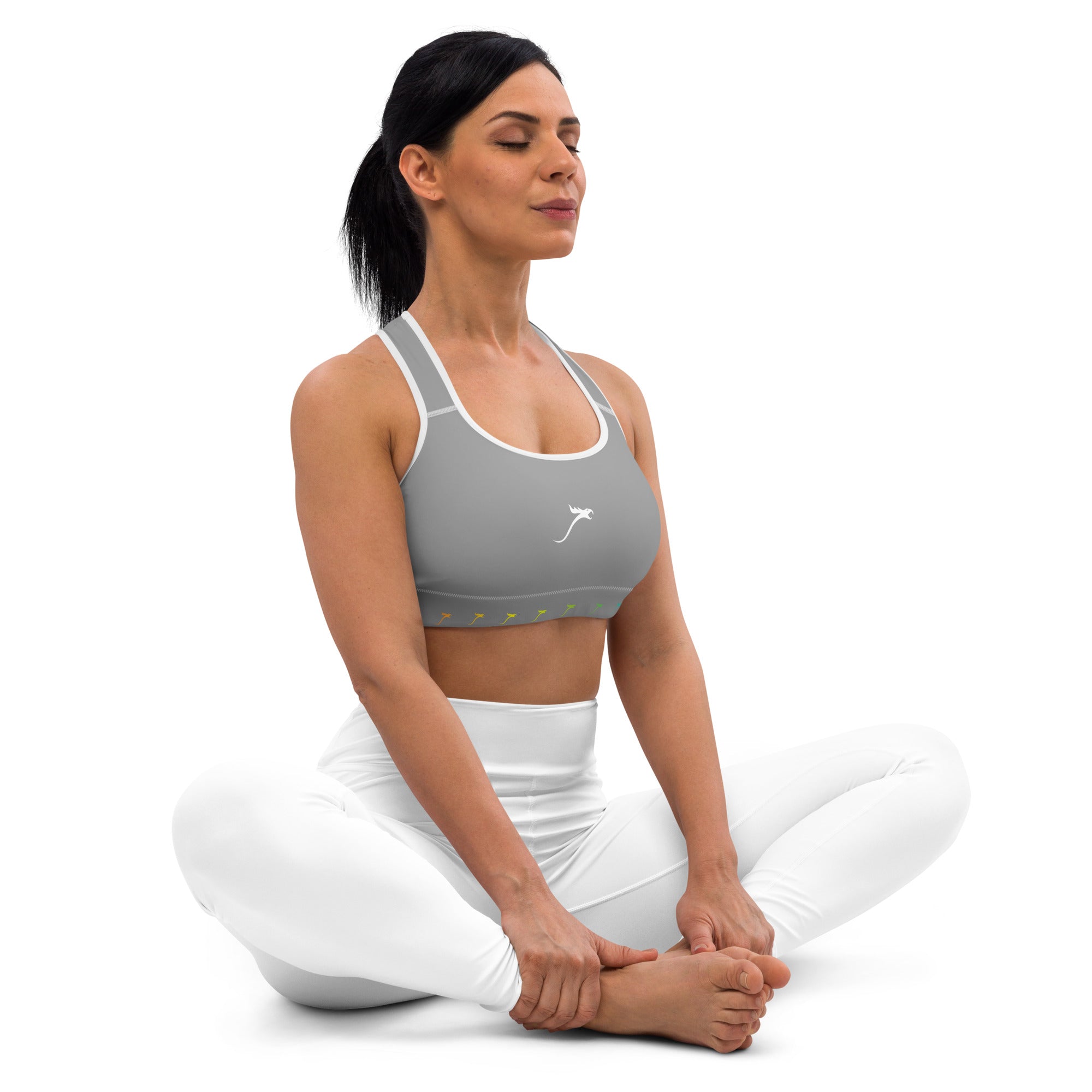 Buy Bitz Sports Bra - Sporty Racer Back Style Premium Organic Cotton  Stretch Fabric-Double Layered-White-XS (Medium, Lime Punch) at