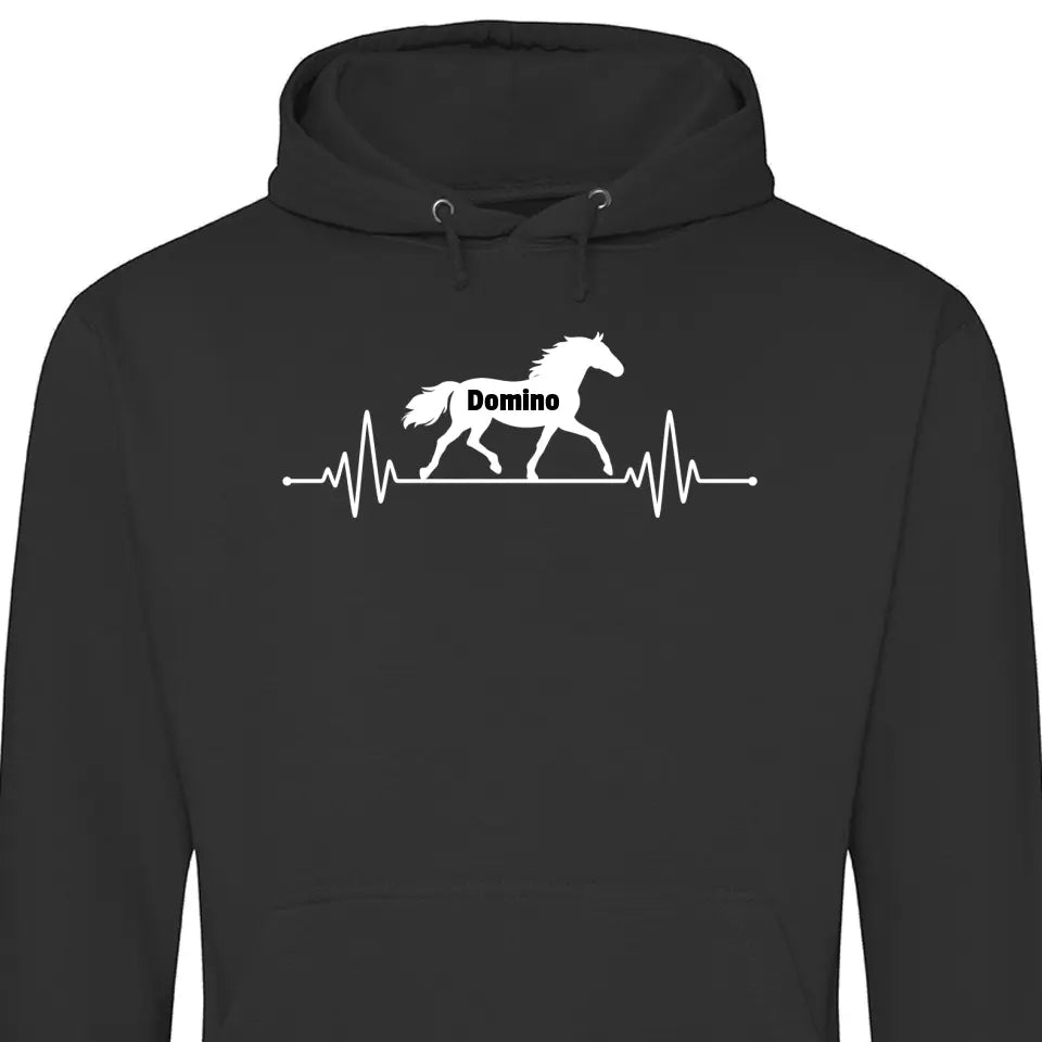 Heartbeat Name - Personalized Hoodie - Gallupa product image