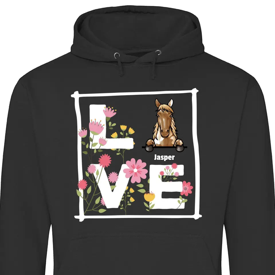 LOVE - Personalized Hoodie - Gallupa product image