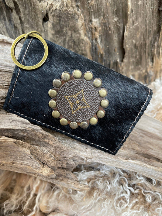 Brown Monogram LV Repurposed Card Holder