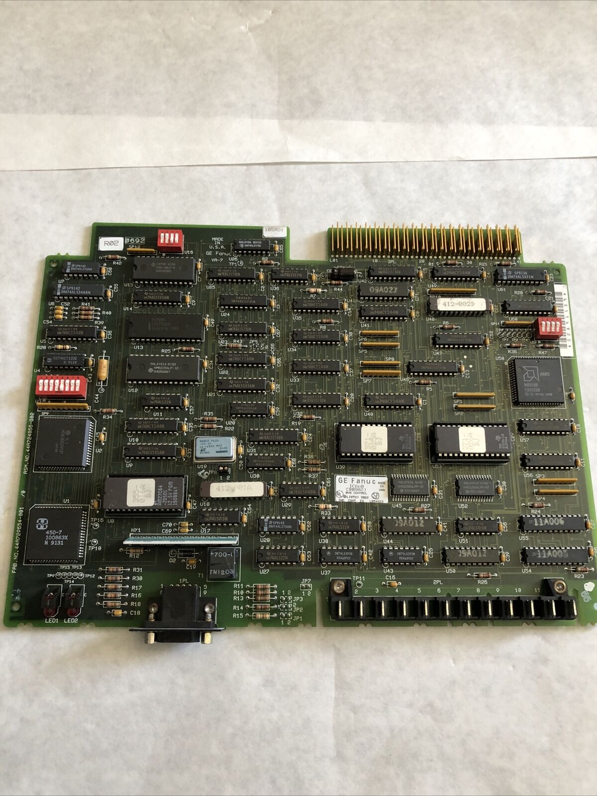 Ge Fanuc Ic660 Cbb902j,44A729654-001R00/0 Bus Control Board, 44A729654-001,Ed