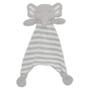 Eli the Elephant Security Blanket - Greytreeboutique