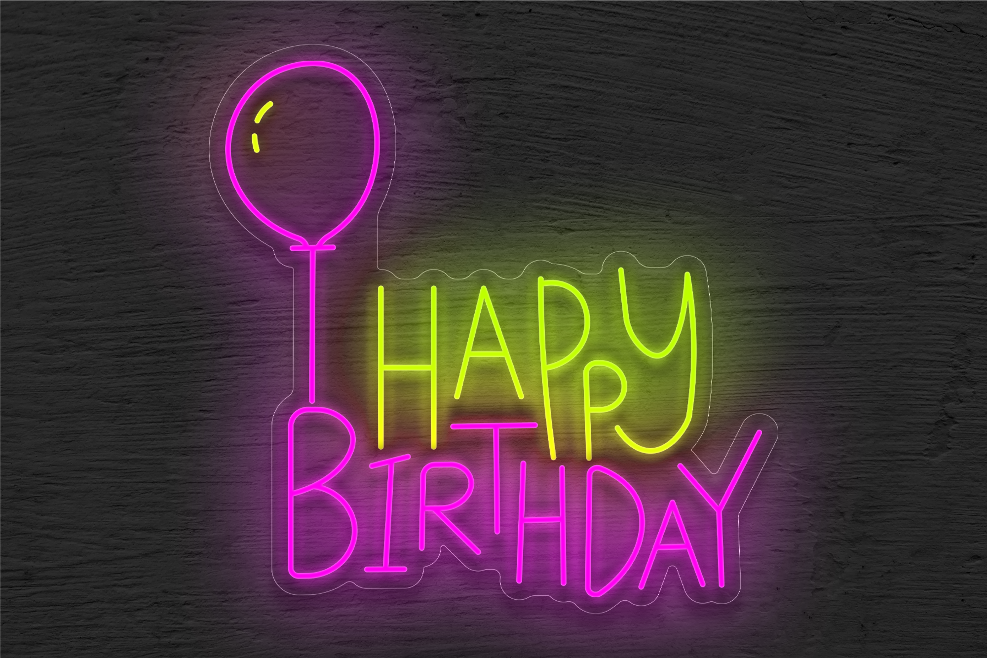 Buy Happy Birthday LED Neon Sign