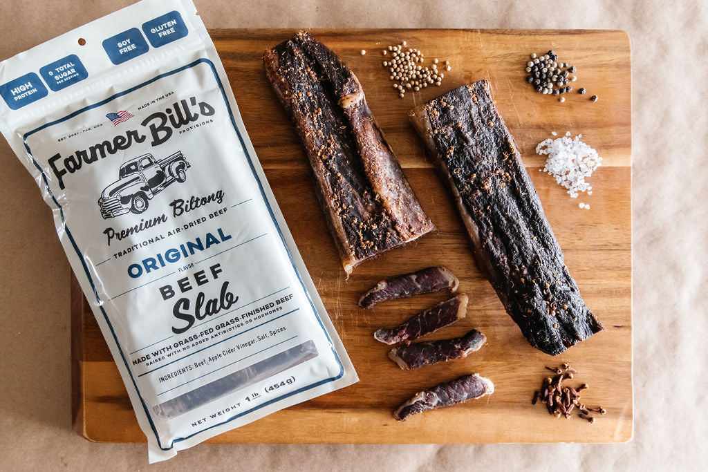 FB 1 lb Original Beef Biltong Slab!