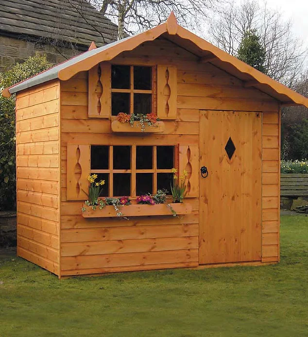 <b>Lumberjack Cabin</b><br>The most popular two storey children's playhouse.  Available in 3 sizes.