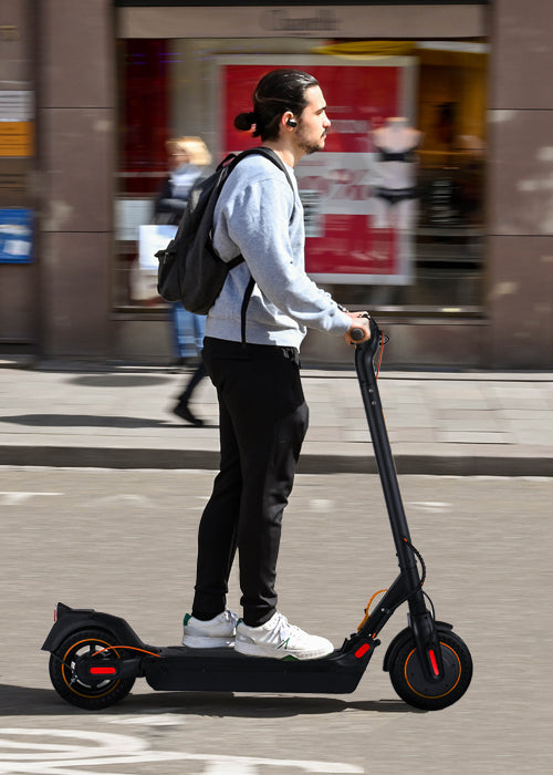 riding electric scooters