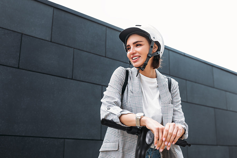 wear helmets when riding electric scooters