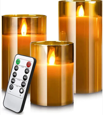 LED Candles with Timer and Remote Control