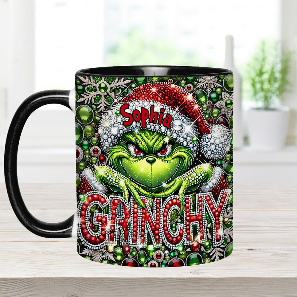 Merry Grinchmas - Personalized Stole Christmas Accent Mug