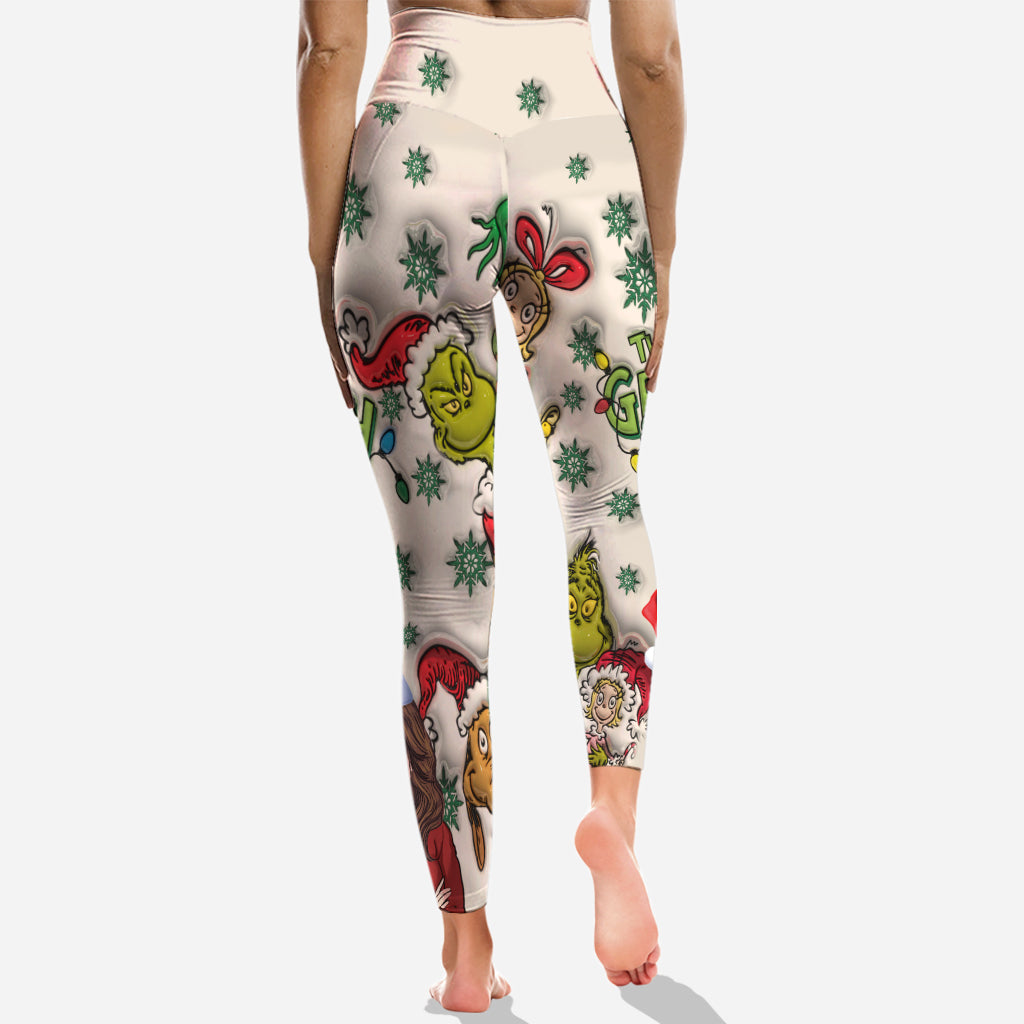 Merry Christmas - Personalized Stole Christmas Hoodie and Leggings