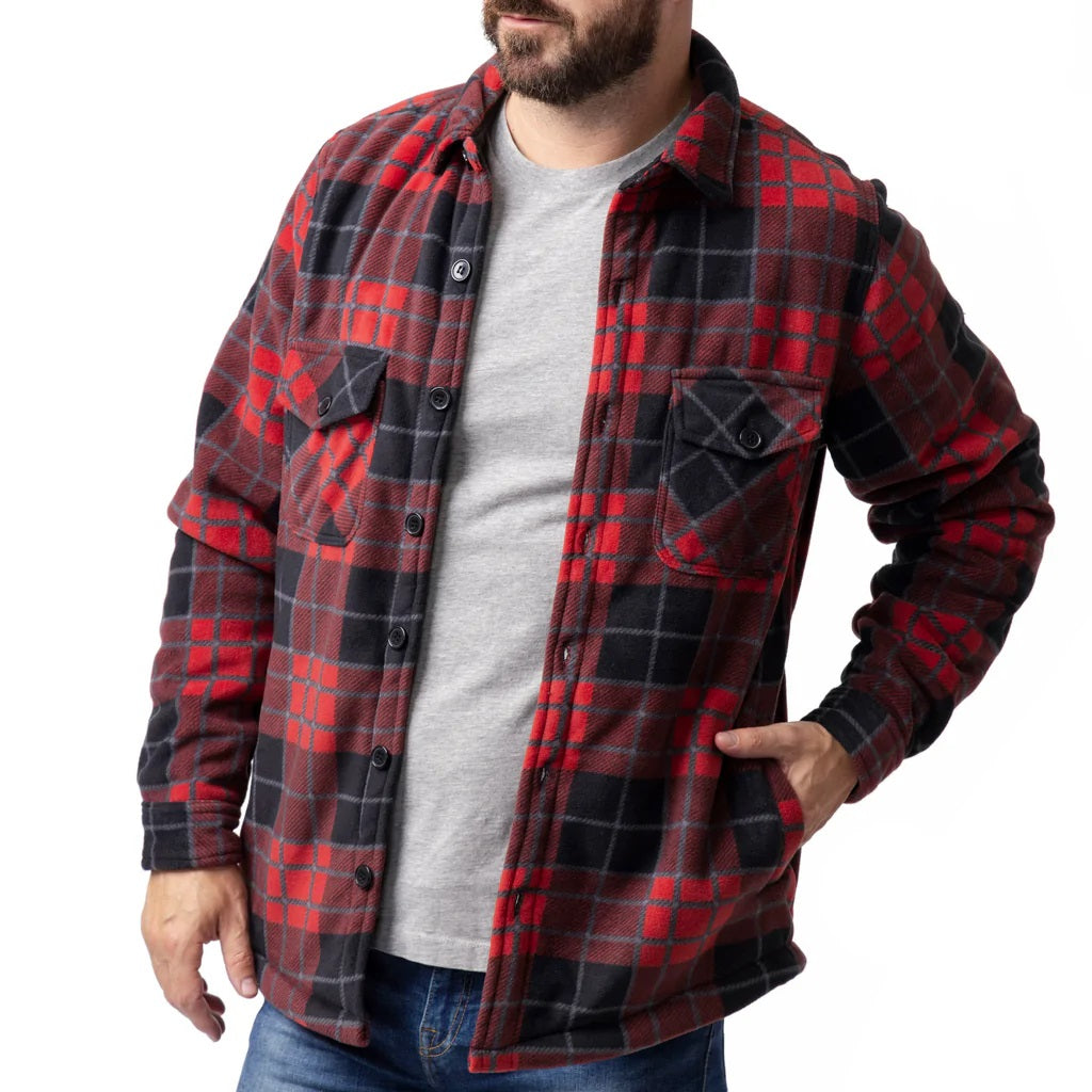 HEAT HOLDERS Jax Plaid Shirt Jacket - Men's – Aussie Sock Shop