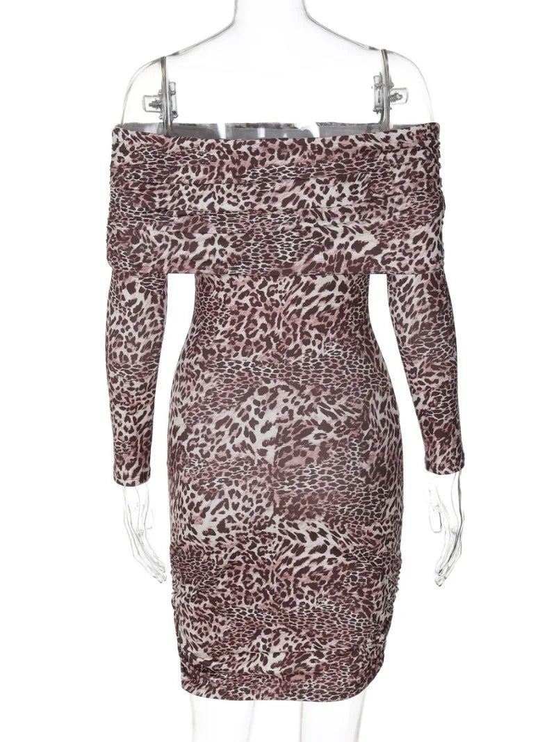 Leopard Print Bodycon Dress â€“ Sexy Fall Night Out Look - Image 8