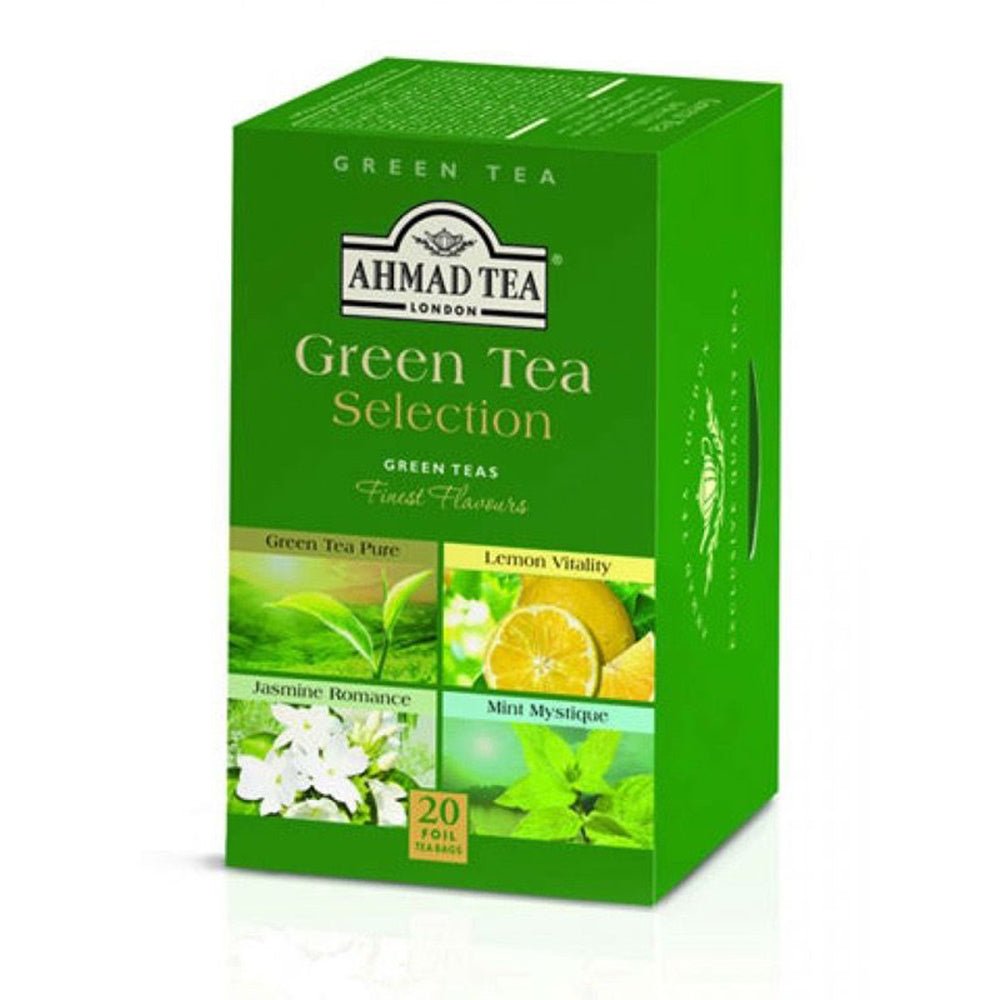 Ahmad Tea SLIM Lemon Mate Match Zinc Green Tea 20 Tea Bags Gourmet Tea