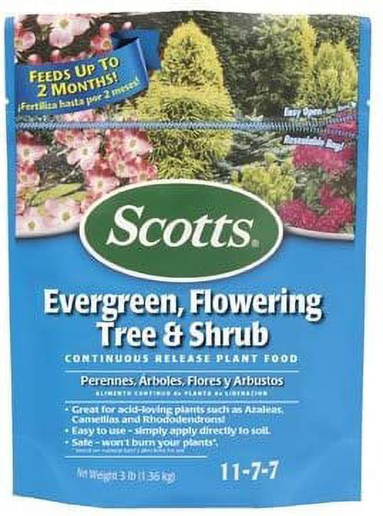 10 each: Scott'S Continuous Release Evergreen, Tree & Shrub Food 1009101