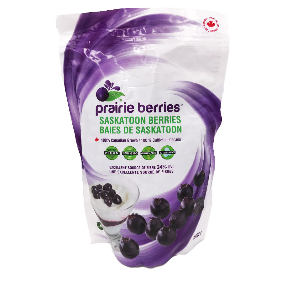 Prairie Berries - Frozen Saskatoon Berries (600 g) – SaskMade Marketplace