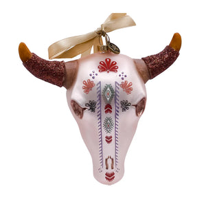 Texan Christmas Steer Head - theloveyourspaceplace