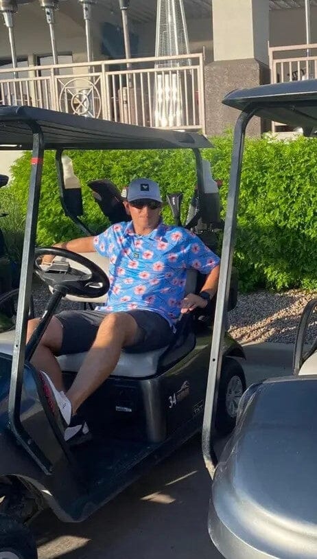 Floral Golf Polo Shirts, Golfing Apparel, Men Golf Gift, Funny Golf Shirt - Image 6