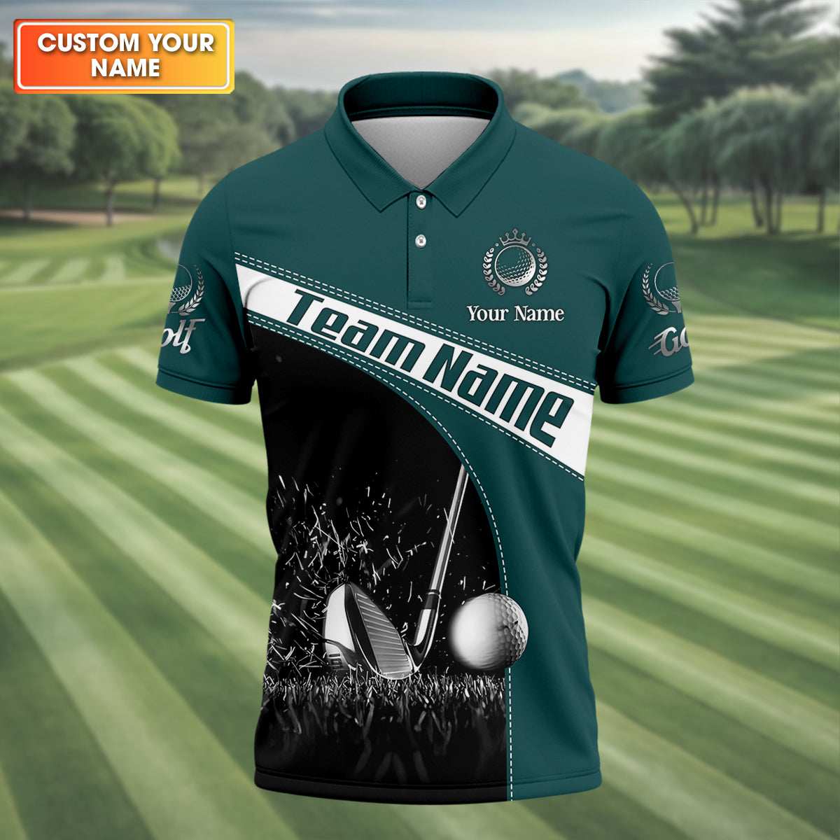 Weapons Of Grass Destruction Custom Men's Golf Polo Shirt, Funny Golf Shirt, Dad Golf Gift - Image 13