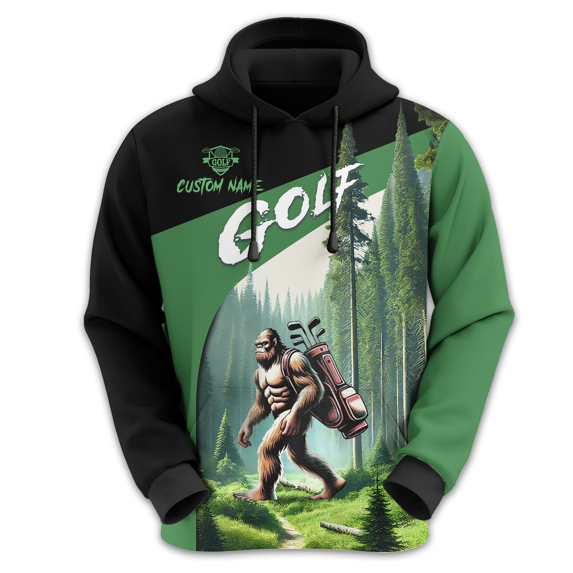 Not All Who Wander Are Lost Bigfoot Custom Golf Shirt, Funny Golf Shirt, Gift For Golfer - Image 8