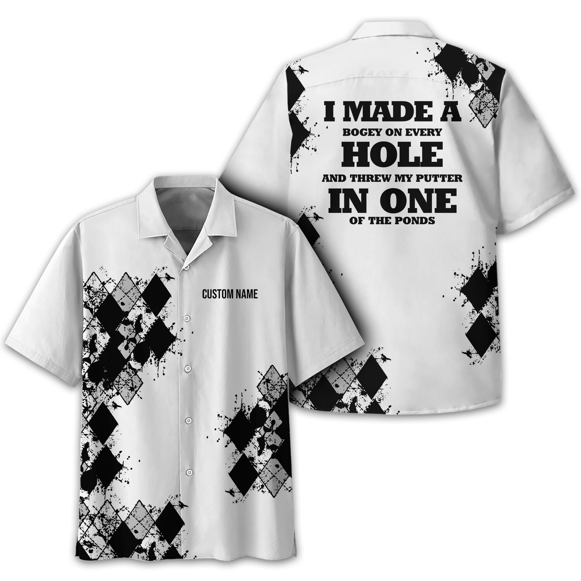 I Made A Bogey Personalized Golf Polo Shirt, Golf Shirt, Gift For Golfers - Image 6