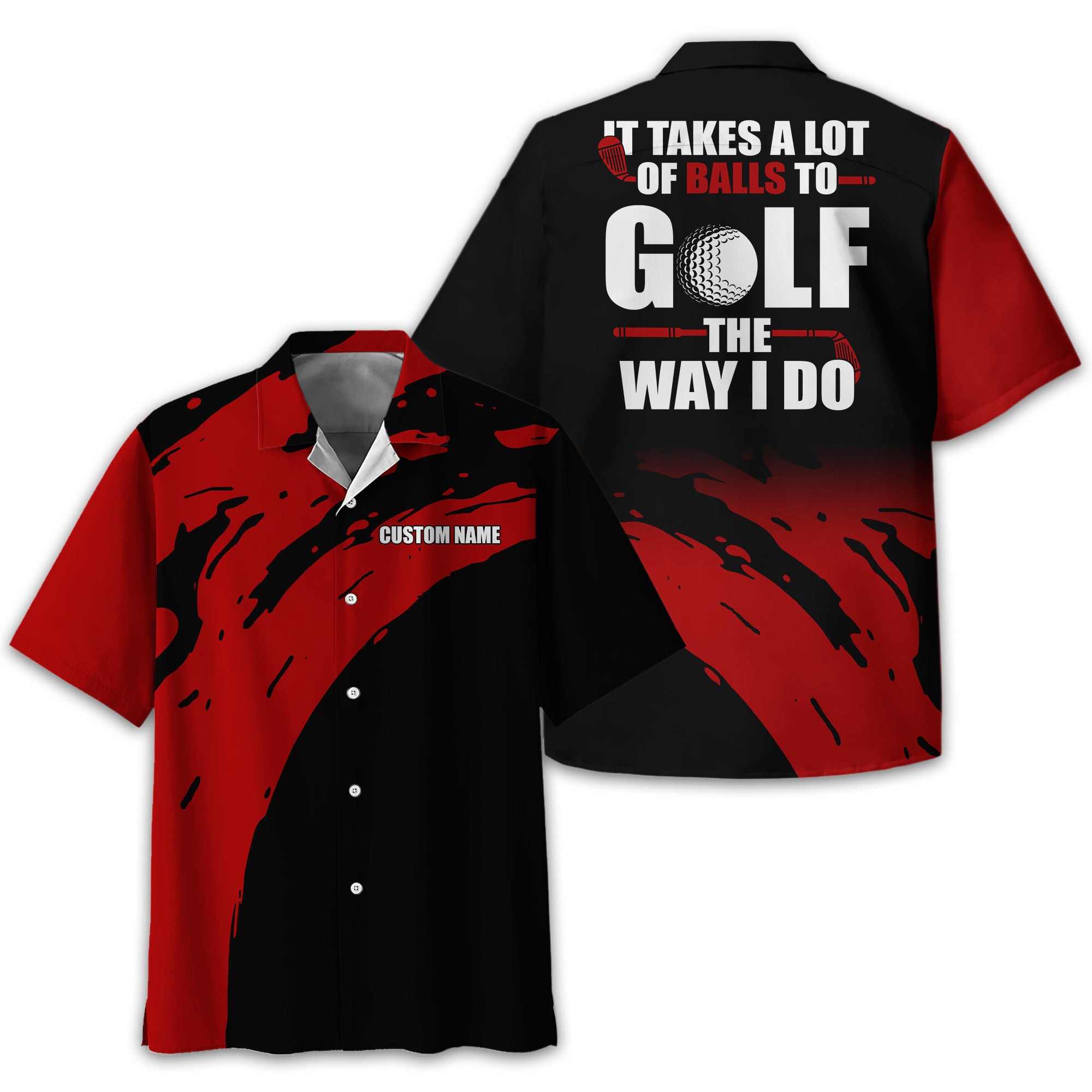 It Takes A Lot Of Balls To Golf The Way I Do Personalized Golf Polo Shirt, Golf Shirt For Men, Gift For Golfers - Image 18