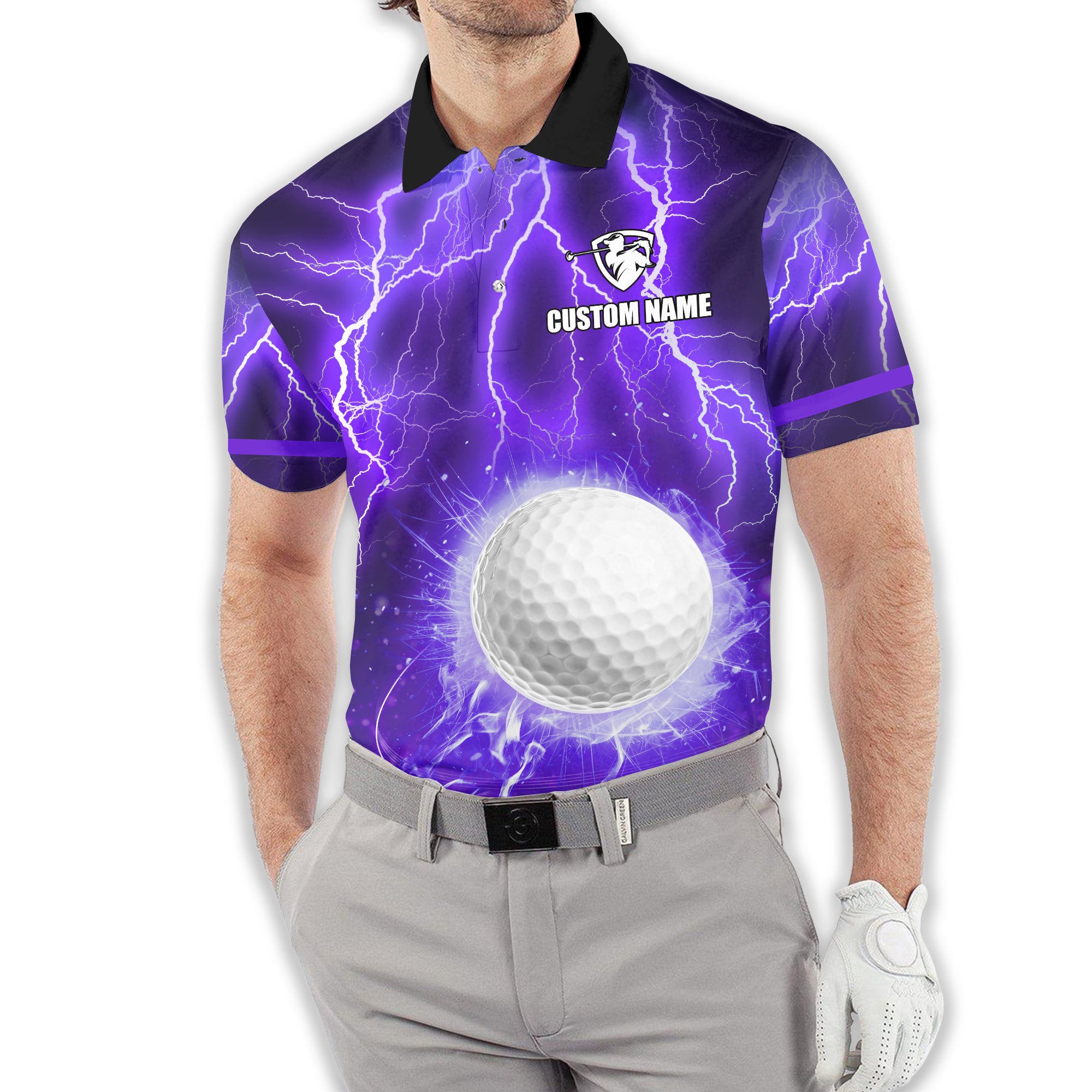 Custom Men's Golf Polo Shirt With Team Name, Golfing Apparel, Gift For Golfers - Image 9