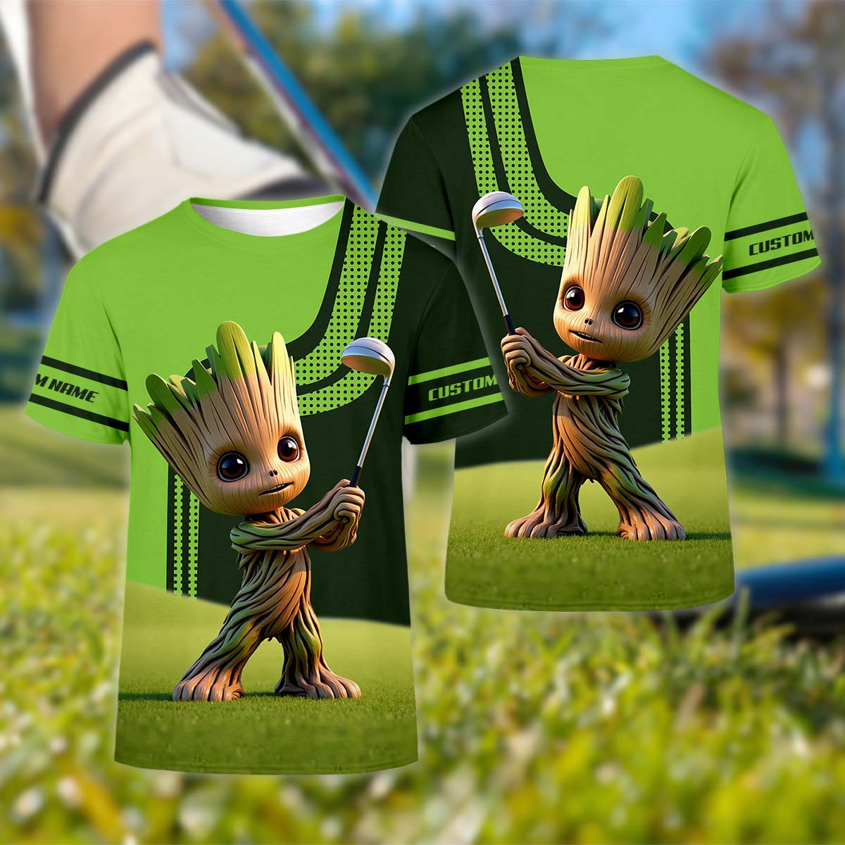 BabyGroot Custom Golf Polo Shirt, Gift For Golfers, Golf Gift Ideas - Image 5