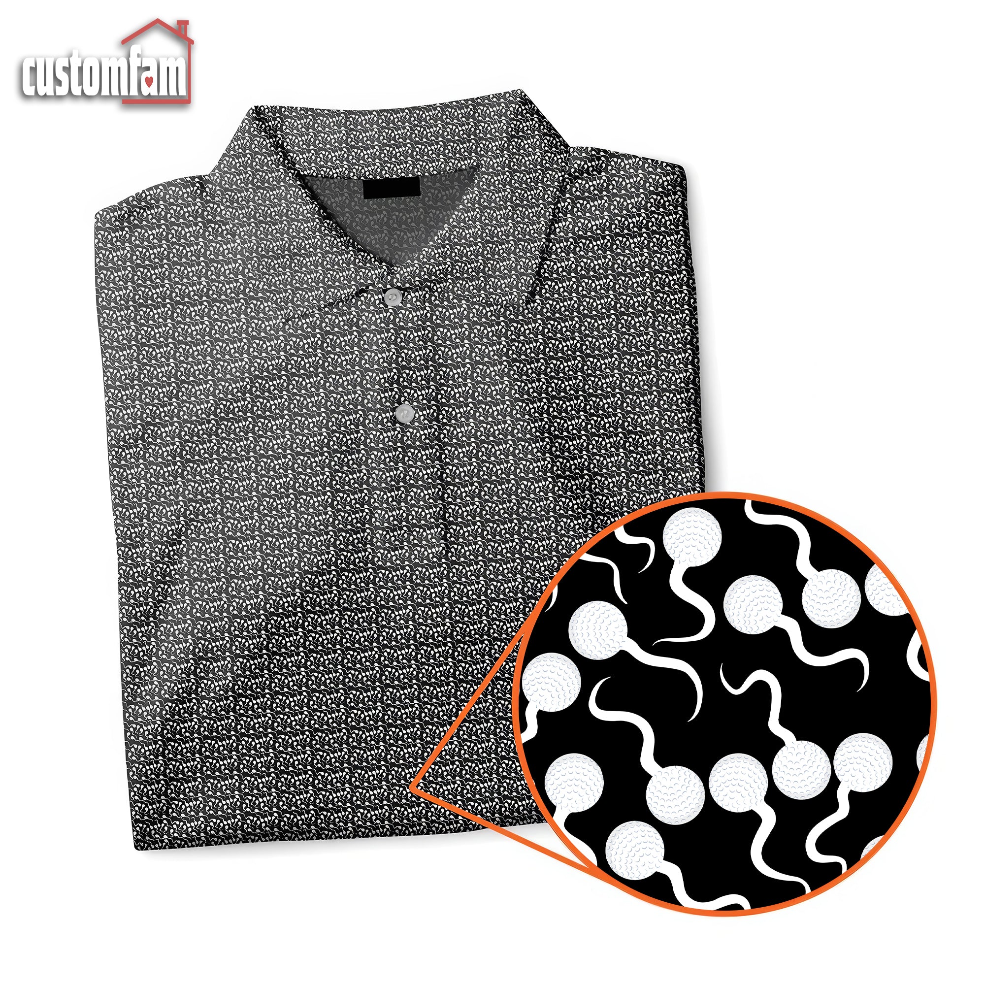 Custom Name Men's Golf Polo Shirt, Funny Golf Shirt, Golfing Apparel, Golf Gift For Men - Image 3