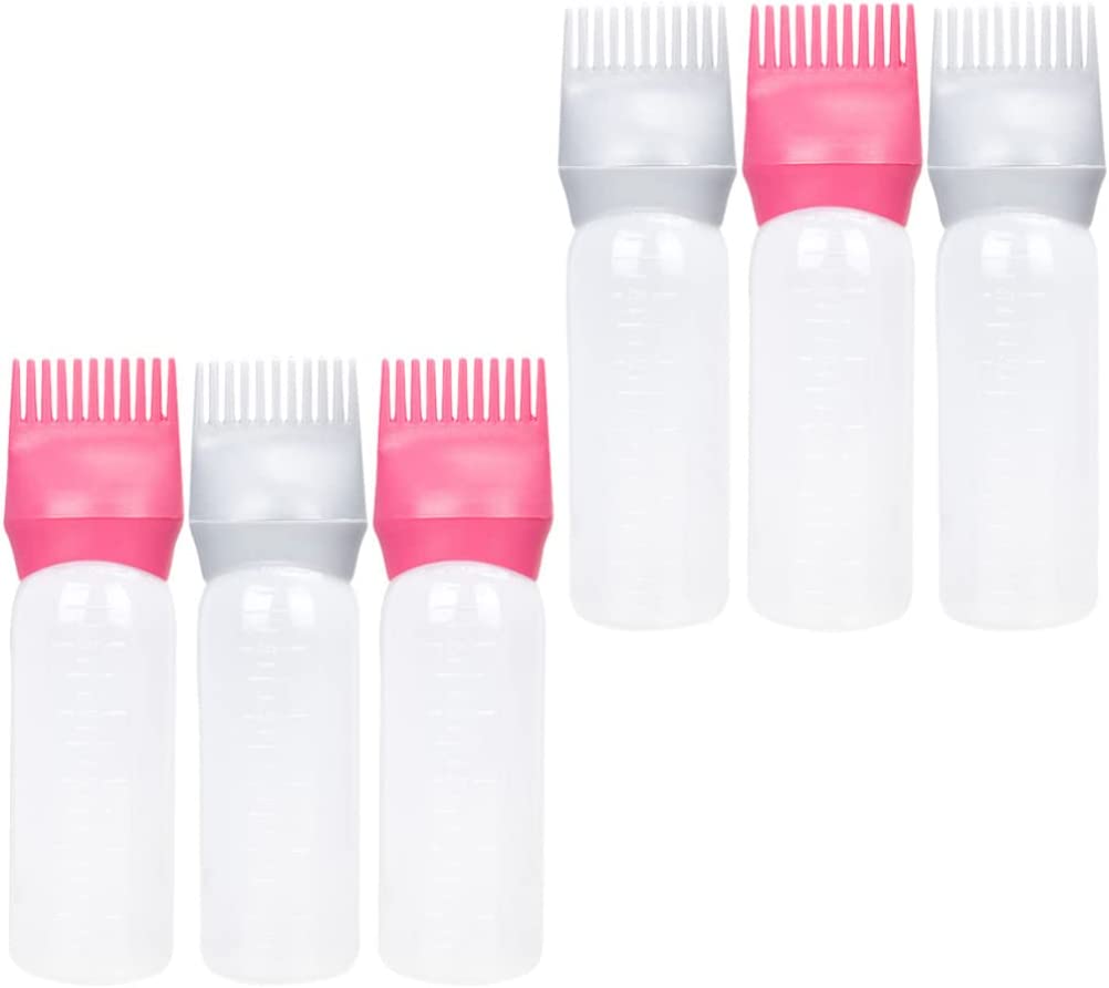 Plastic Root Comb Applicator Bottle Hair Coloring Dye Applicator Scalp  Treament Bottle Essential Salon Hair Cleansing Bottle 4 Ounce With  Graduated Sc  Fruugo IN