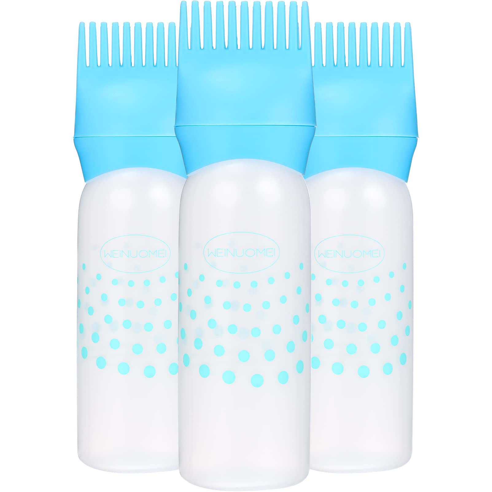 3pcs Root Comb Applicator Bottle Brush Root Comb Bottle for Hair Dye  Coloring Scalp Treatment Essential 