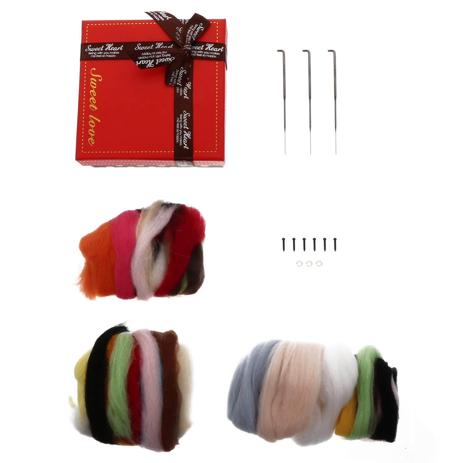 Wool Felt Felting Kits, Wool Felt Diy Kit