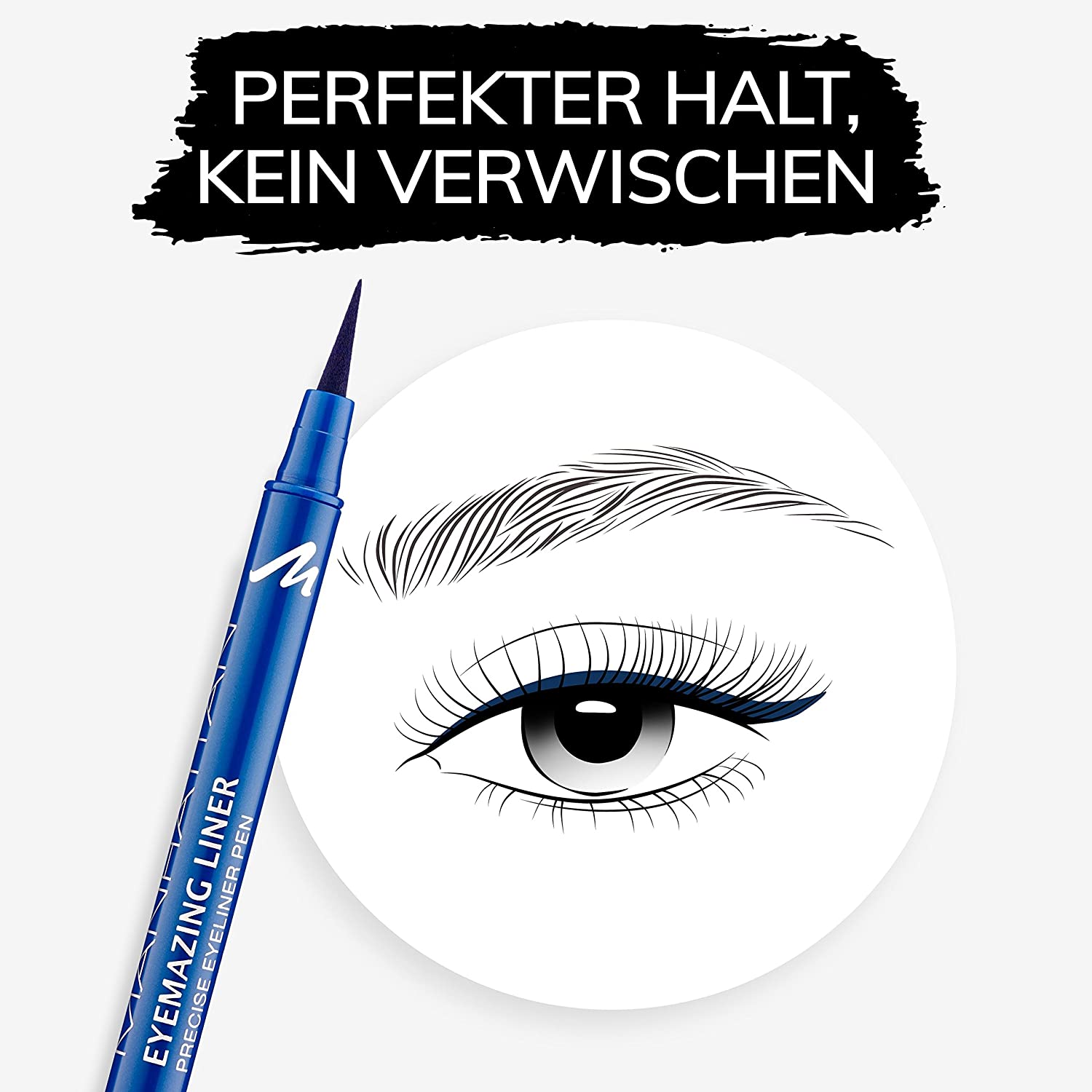 Eyemazing Liner Blue Felt Eyeliner for Ideal Application Col –