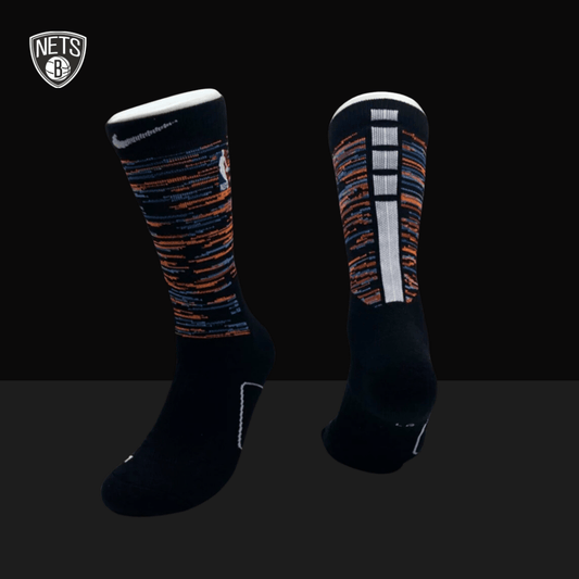 Brooklyn Nets Elite City Edition Mixtape Nike NBA Crew Socks 'White/Re –  Bouncewear