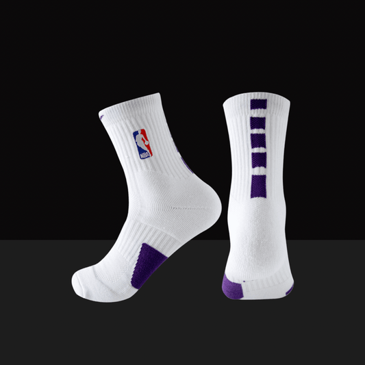 Nike Los Angeles Lakers City Edition Elite Quick Nba Crew Socks in