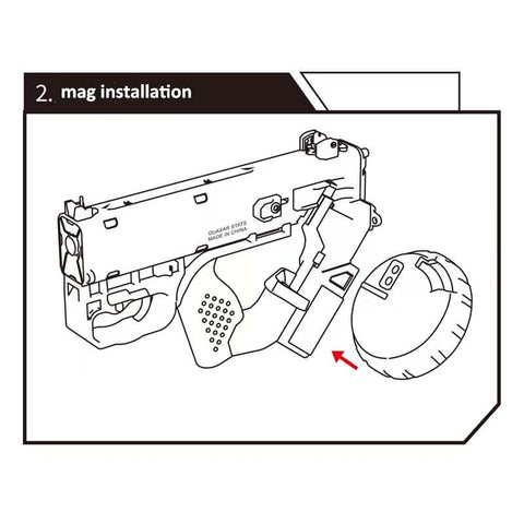 quasar gel blaster installation step