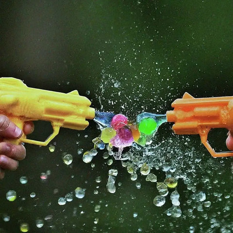 new types of orbeez gun shooting water