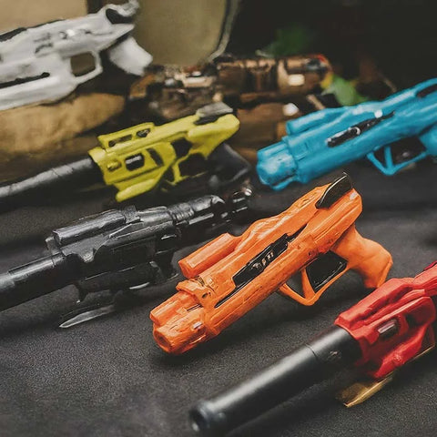 different types of lasertag guns