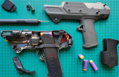 disassemble the worker nightingale blaster