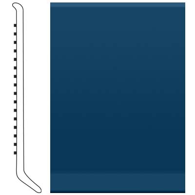 Roppe Rubber Feature Strips Textured 0.5" x 24.5" Deep Navy