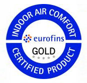 Eurofins Gold Indoor Air Comfort certified product
